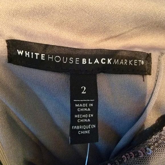 New - White House Black Market Sequin Cocktail Dress - Picture 12 of 12